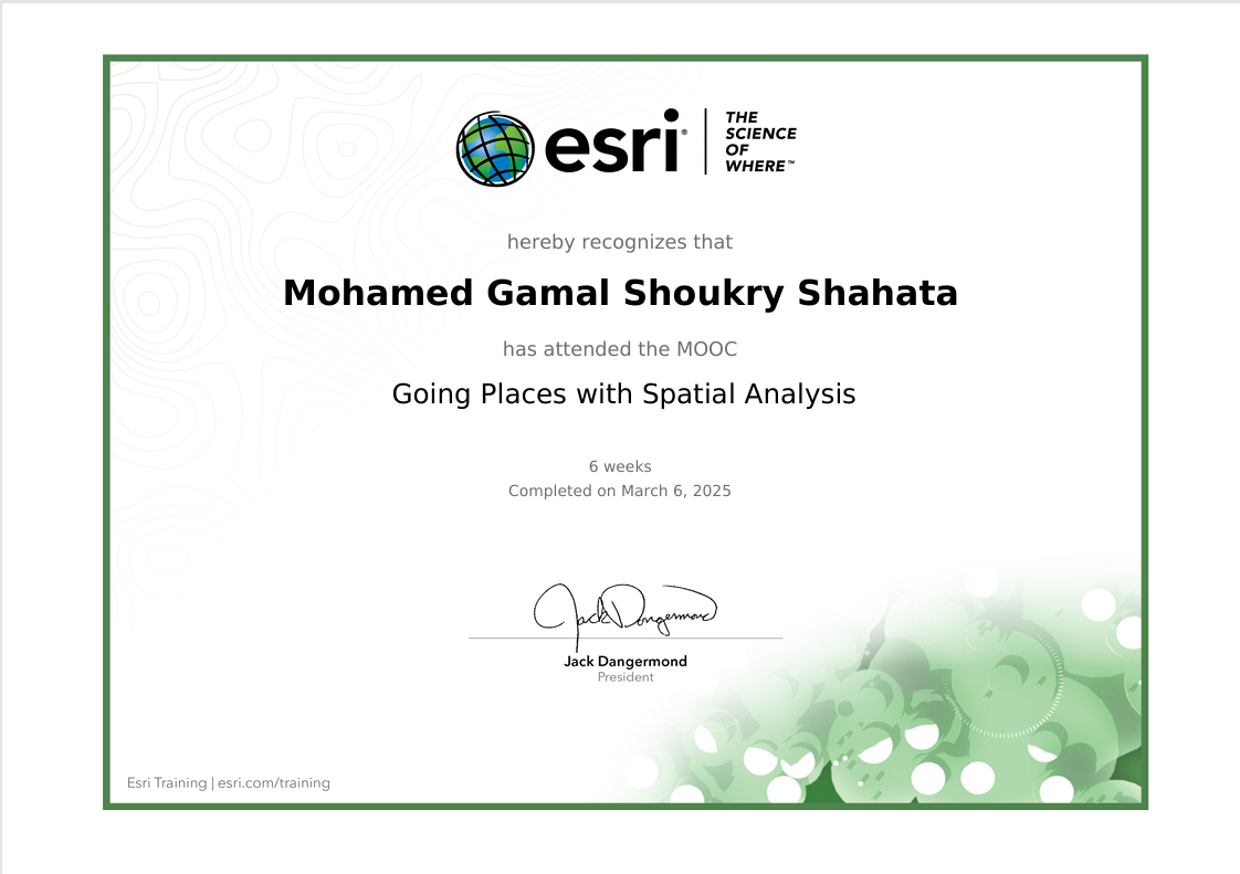 Going Places with Spatial Analysis